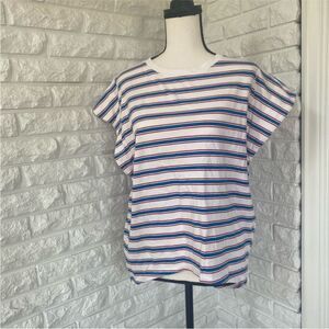 Zara Striped Short Sleeved Top